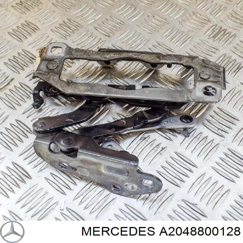 A2048800128 Mercedes Gozno da capota esquerdo