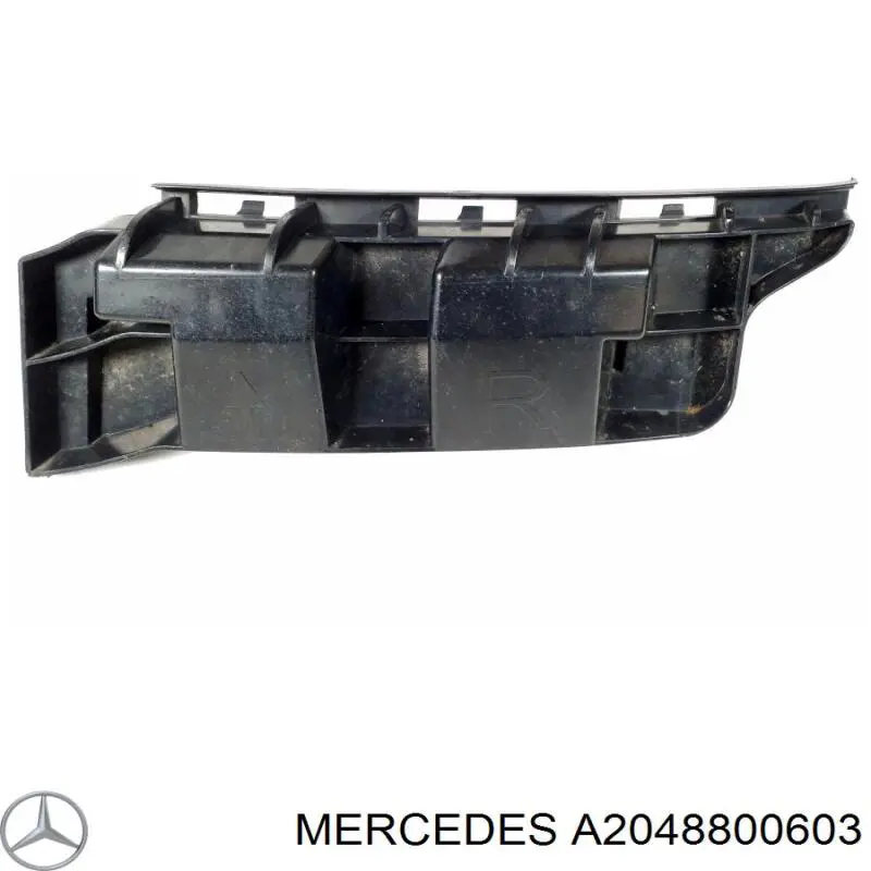 A2048800603 Mercedes Consola direita do pára-choque traseiro externo
