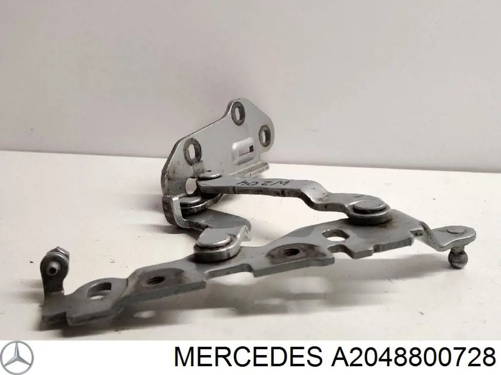 A2048800728 Mercedes Gozno da capota esquerdo