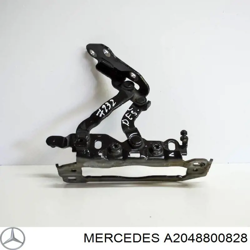 A2048800828 Mercedes Gozno da capota direito