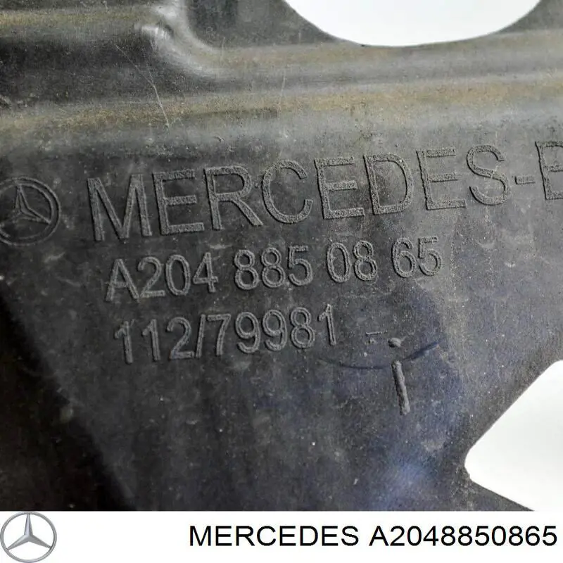 A2048850865 Mercedes Consola do pára-choque dianteiro direito