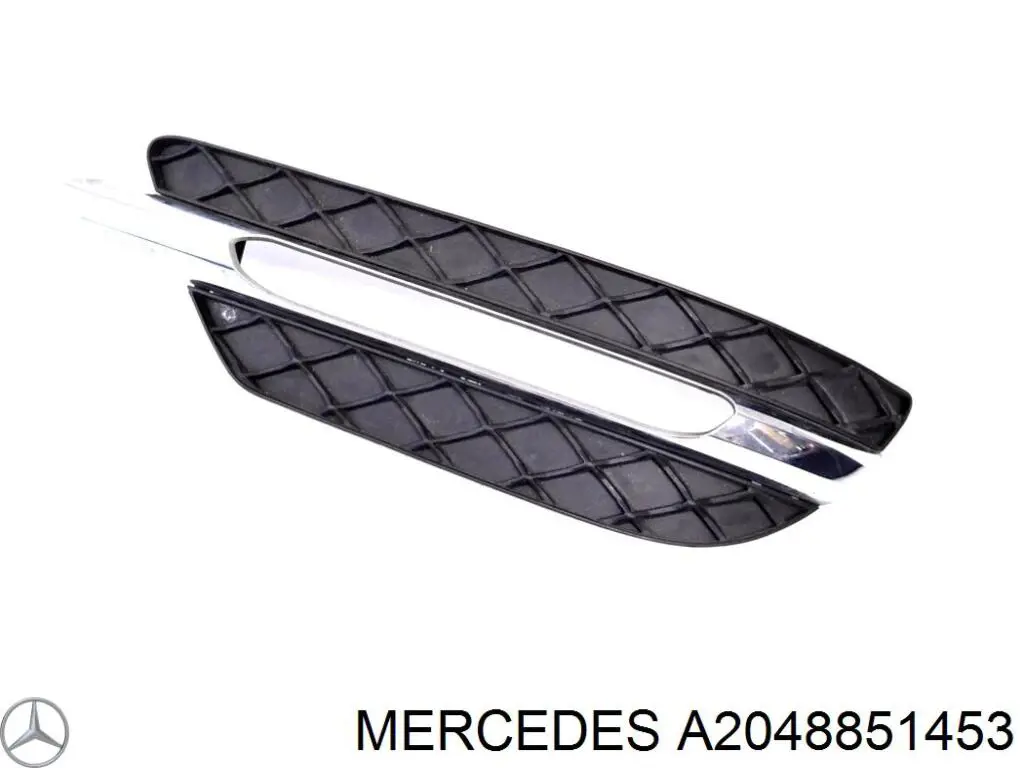 Grelha direita do pára-choque dianteiro Mercedes A2048851453 preço, a partir de 21,68 USD