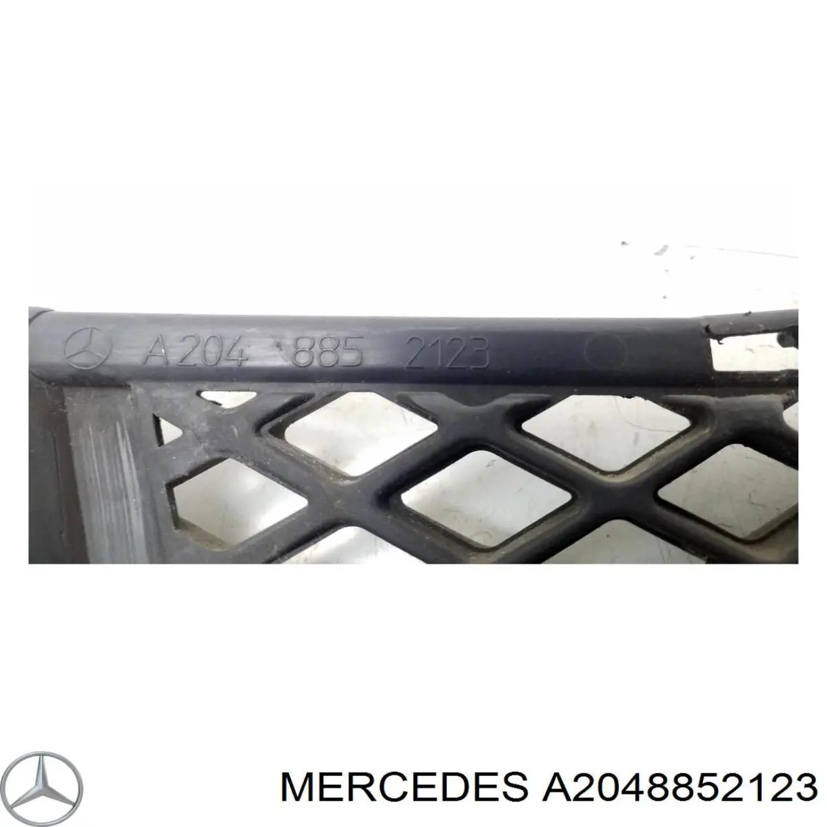 A2048852123 Mercedes Grelha central do pára-choque dianteiro
