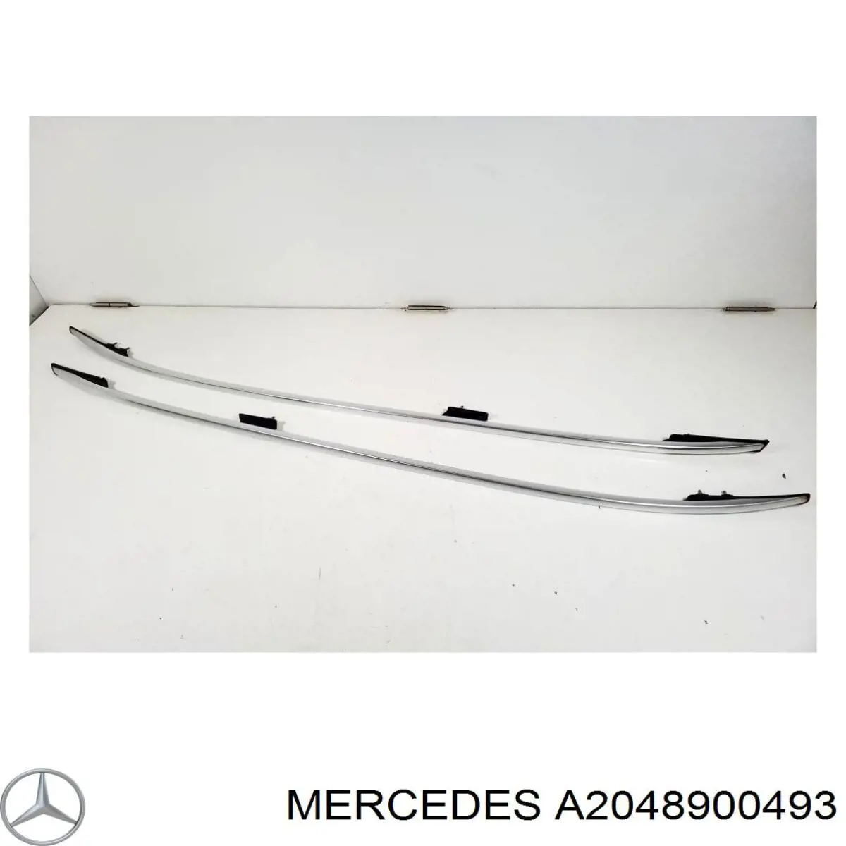 A2048900493 Mercedes Porta-bagagem do teto direito