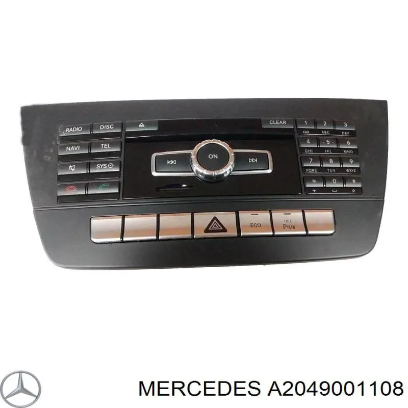 Aparelhagem de som (rádio AM/FM) Mercedes A2049005908 preço, a partir de 417,85 USD