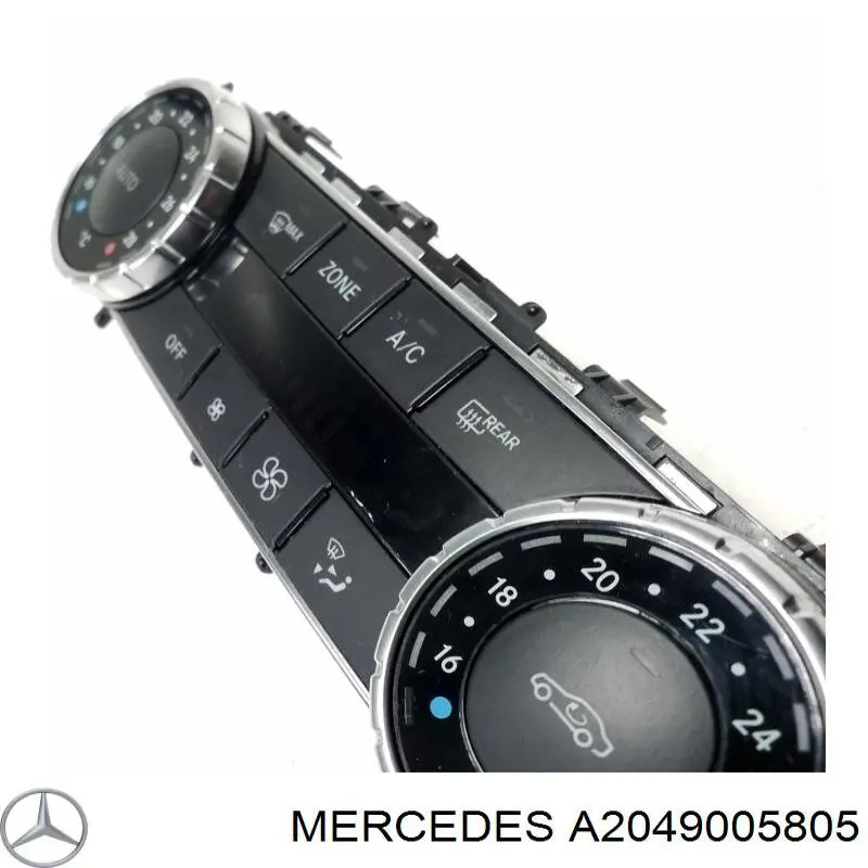 Compre A2049005805 Mercedes Unidade de controlo dos modos de aquecimento/condicionamento