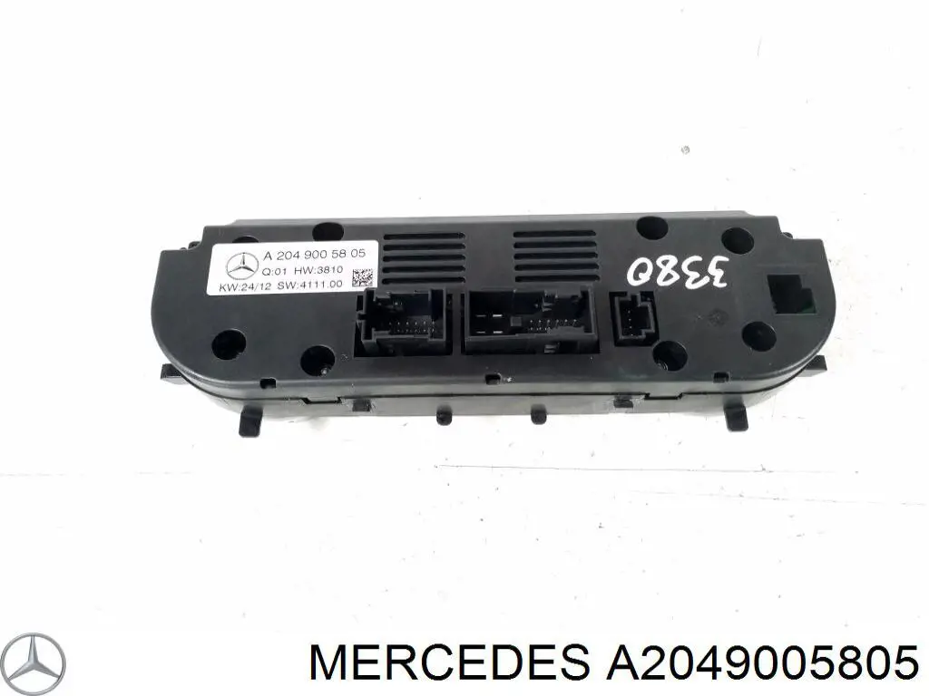 Unidade de controlo dos modos de aquecimento/condicionamento Mercedes A2049005805 preço, a partir de 173,96 USD