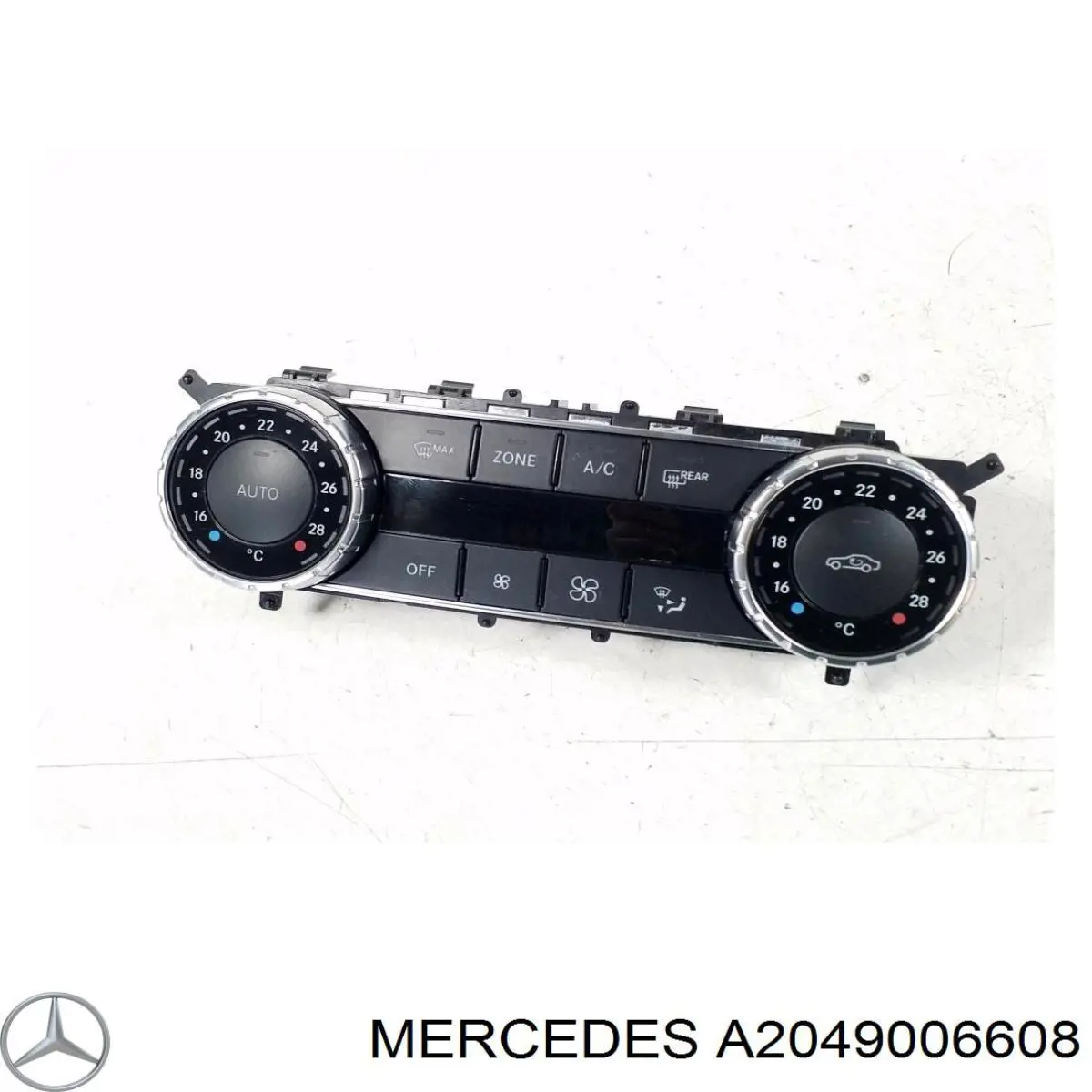 A2049006608 Mercedes Unidade de controlo dos modos de aquecimento/condicionamento