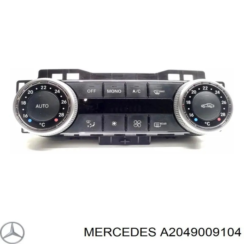 Compre A2049009104 Mercedes Módulo de direção (Centralina eletrônica) de climatização