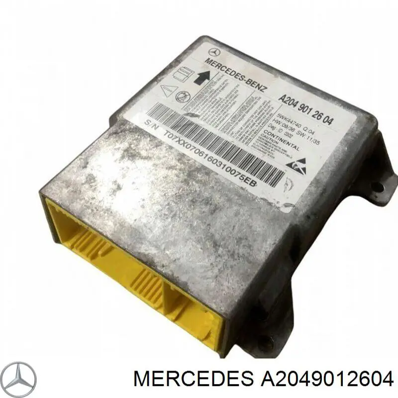Módulo processador de controlo da bolsa de ar (Centralina eletrônica AIRBAG) Mercedes A2049012604 preço, a partir de 155,15 USD