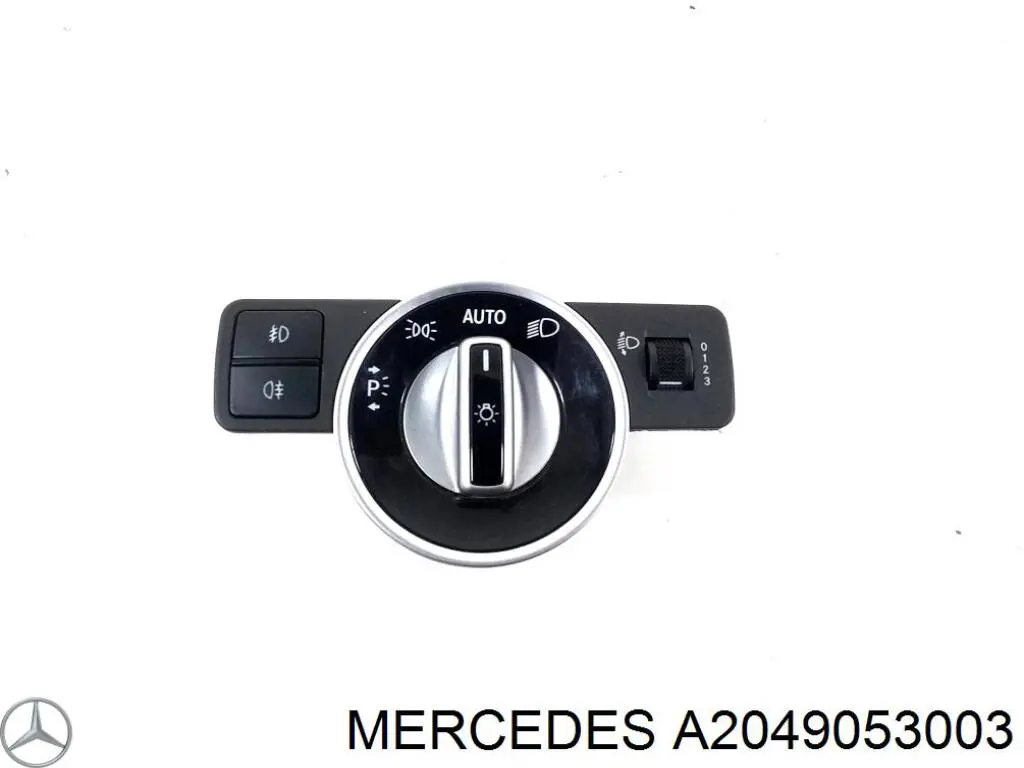 A2049053003 Mercedes Comutador das luzes no "painel de instrumentos"