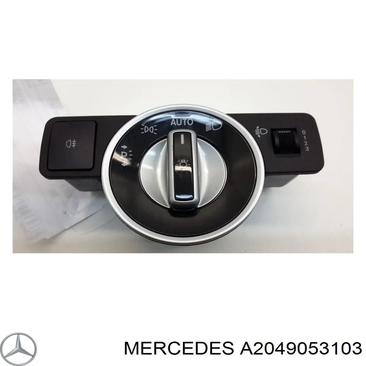 A2049053103 Mercedes Comutador das luzes no "painel de instrumentos"