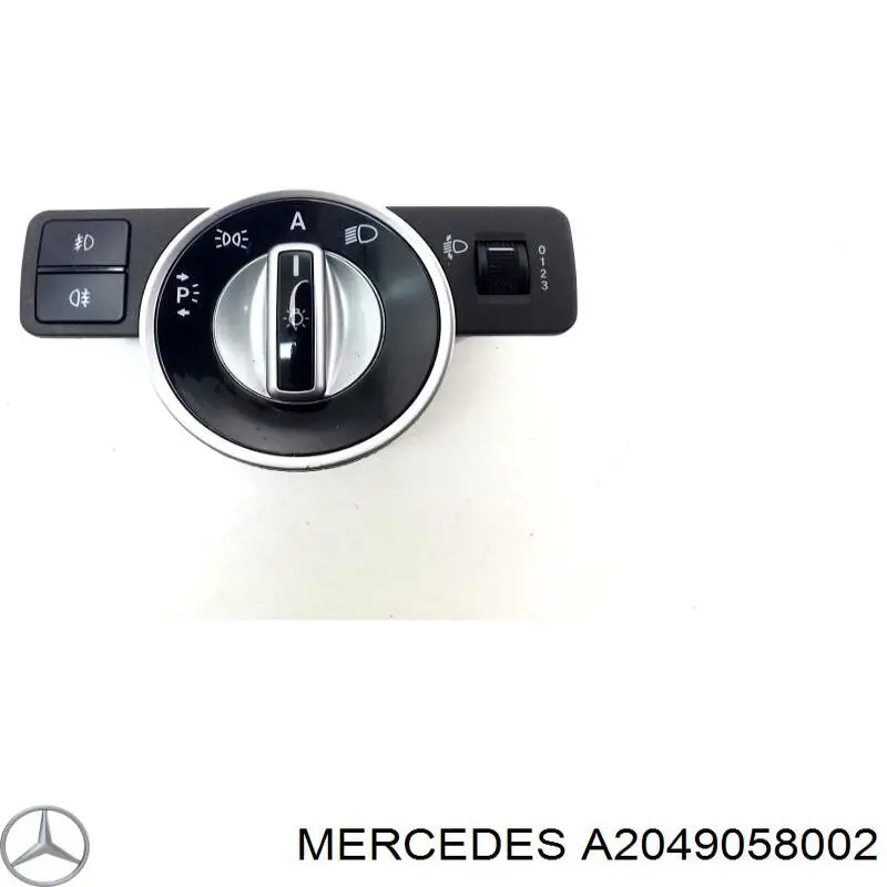 Compre A2049058002 Mercedes Comutador das luzes no "painel de instrumentos"