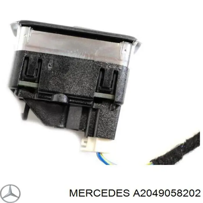 Botão dianteiro direito de ativação de motor de acionamento de vidro A2049058202 Mercedes