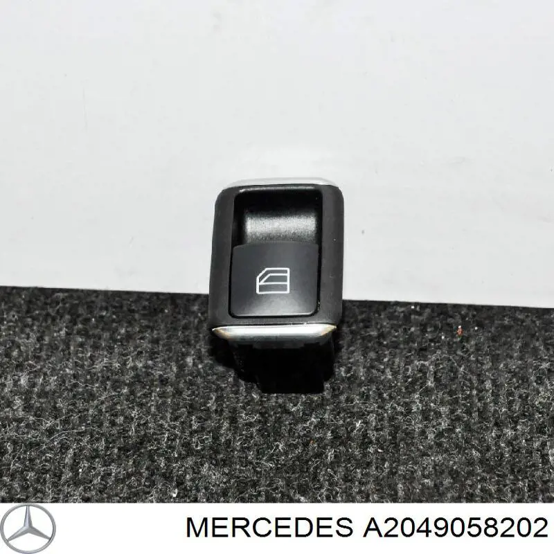 A2049058202 Mercedes Botão dianteiro direito de ativação de motor de acionamento de vidro