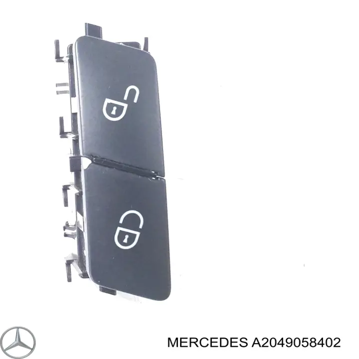 Compre A2049058402 Mercedes Botão de bloqueio de portas