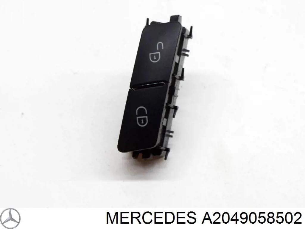 Botão de bloqueio de portas A2049058502 Mercedes