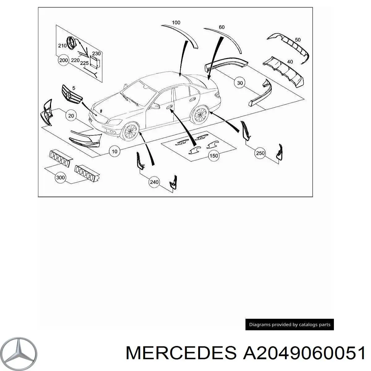 A2049060051 Mercedes 
