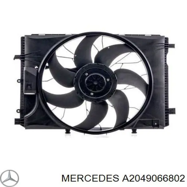 Difusor do radiador de esfriamento, montado com motor e roda de aletas Mercedes A2049066802 preço, a partir de 282,63 USD