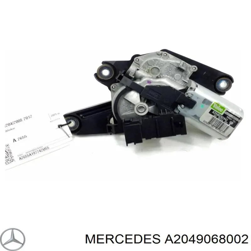 Compre A2049068002 Mercedes Motor de limpador pára-brisas de vidro traseiro