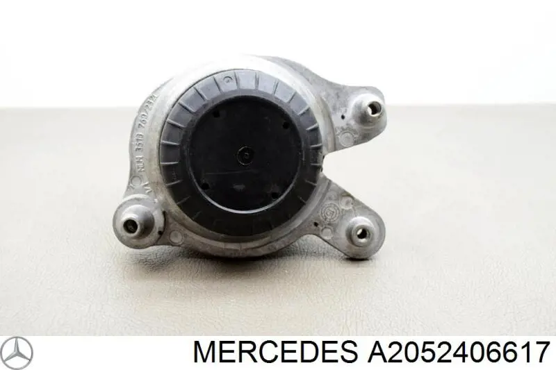 A2052406617 Mercedes Coxim (suporte) esquerdo de motor