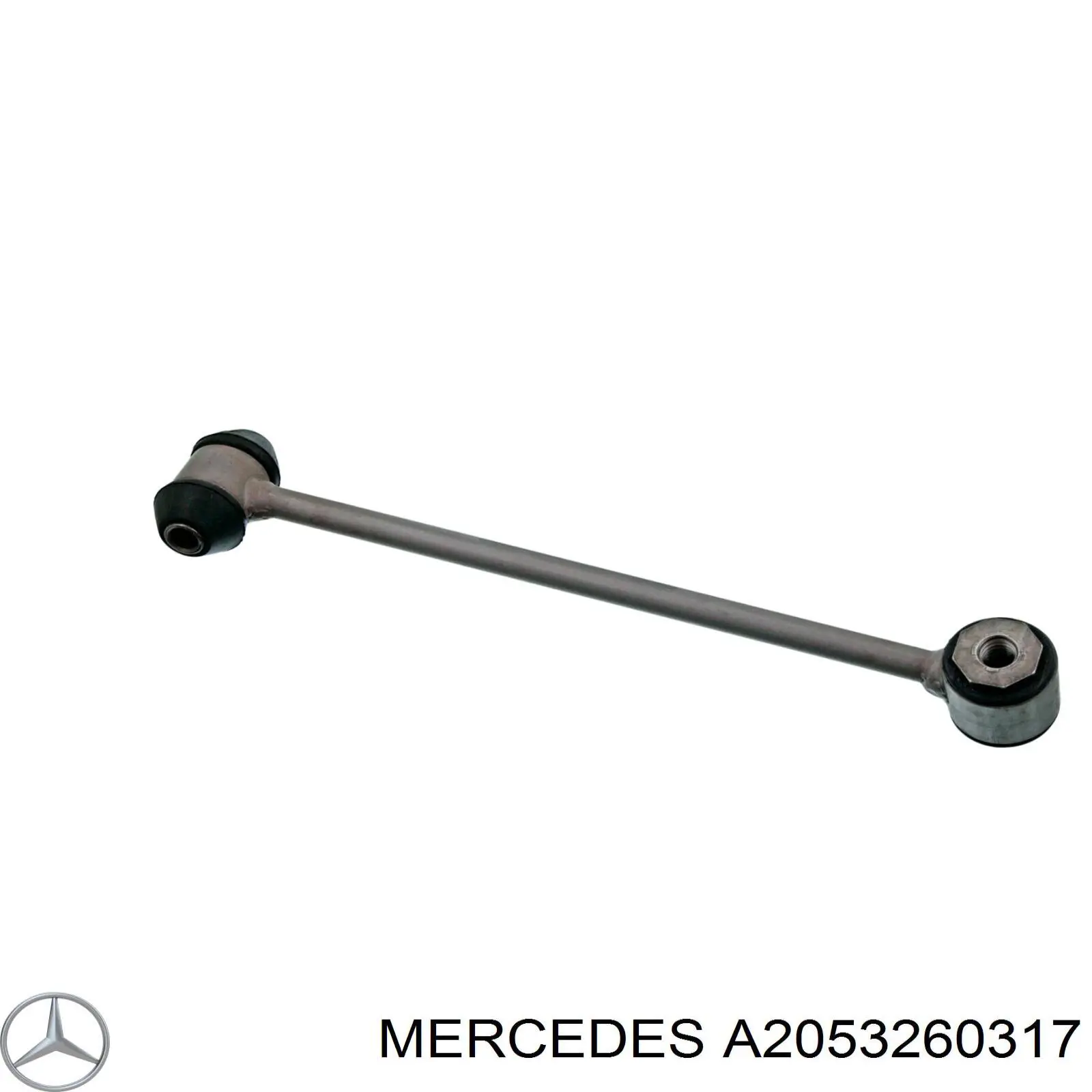 A2053260317 Mercedes Montante esquerdo de estabilizador traseiro