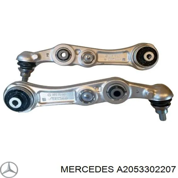 A2053302207 Mercedes Braço oscilante inferior direito de suspensão dianteira
