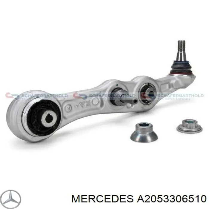 Compre A2053306510 Mercedes Braço oscilante inferior esquerdo de suspensão dianteira