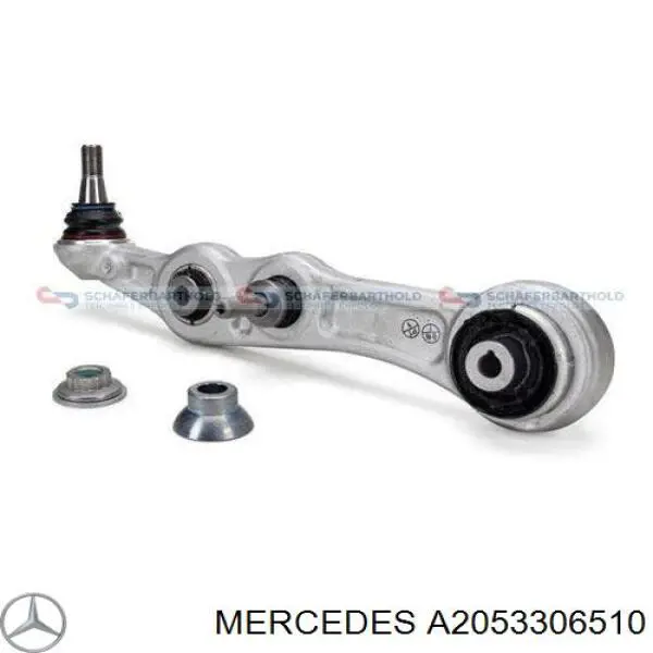 A2053306510 Mercedes Braço oscilante inferior esquerdo de suspensão dianteira