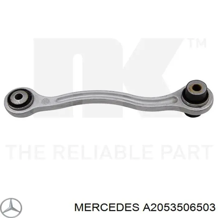 A2053506503 Mercedes Braço oscilante transversal esquerdo de suspensão traseira