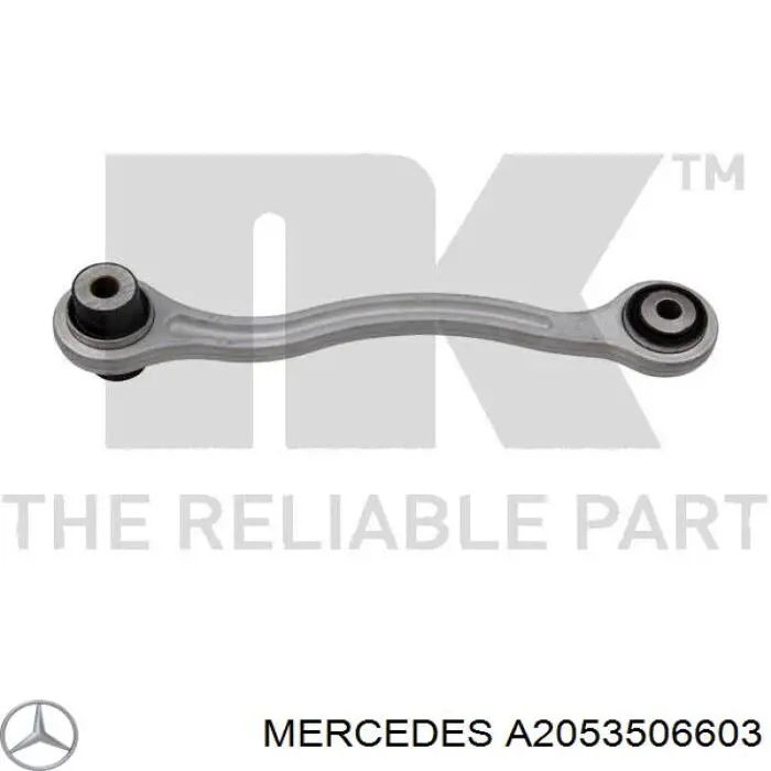 A2053506603 Mercedes Braço oscilante transversal direito de suspensão traseira
