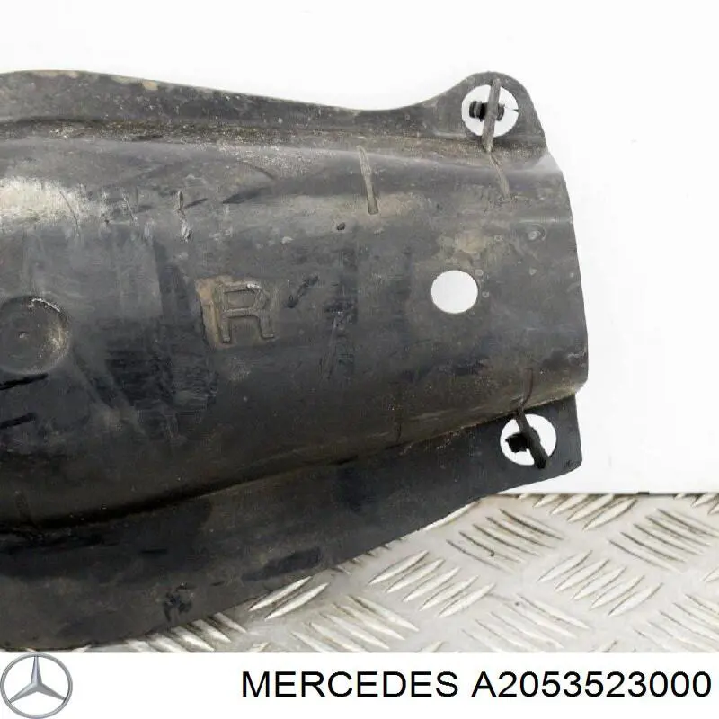 Compre A2053523000 Mercedes Proteção do braço inferior traseiro