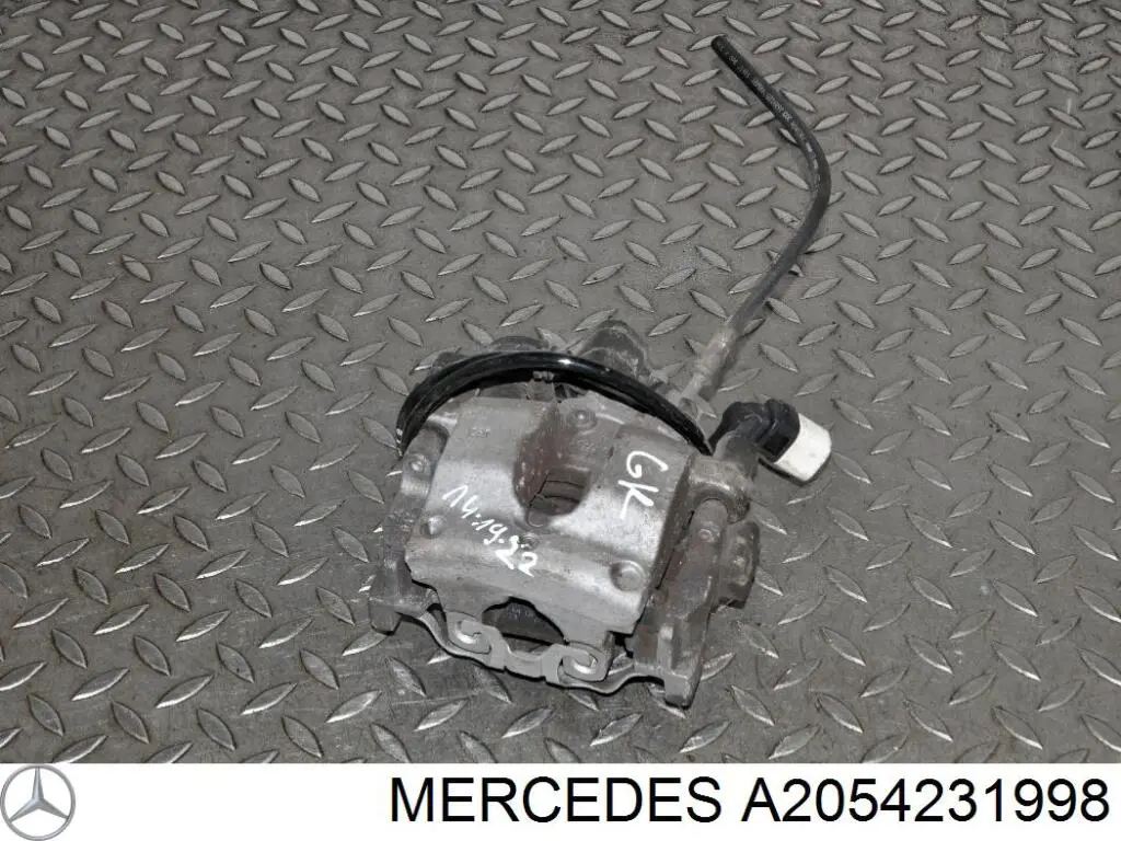 A2054231998 Mercedes Suporte do freio traseiro esquerdo