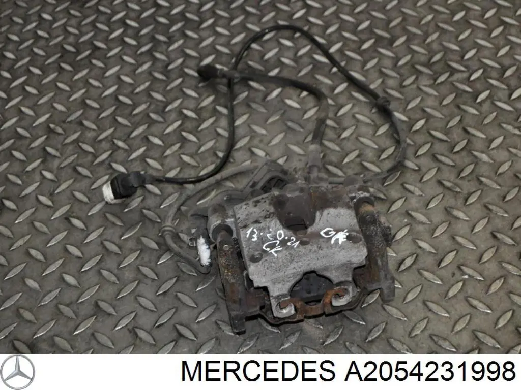 Compre A2054231998 Mercedes Suporte do freio traseiro esquerdo