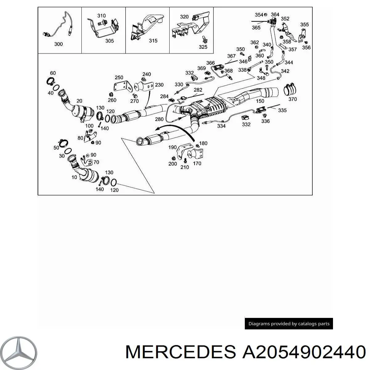  Mercedes A2054902440 preço, a partir de 86,77 USD