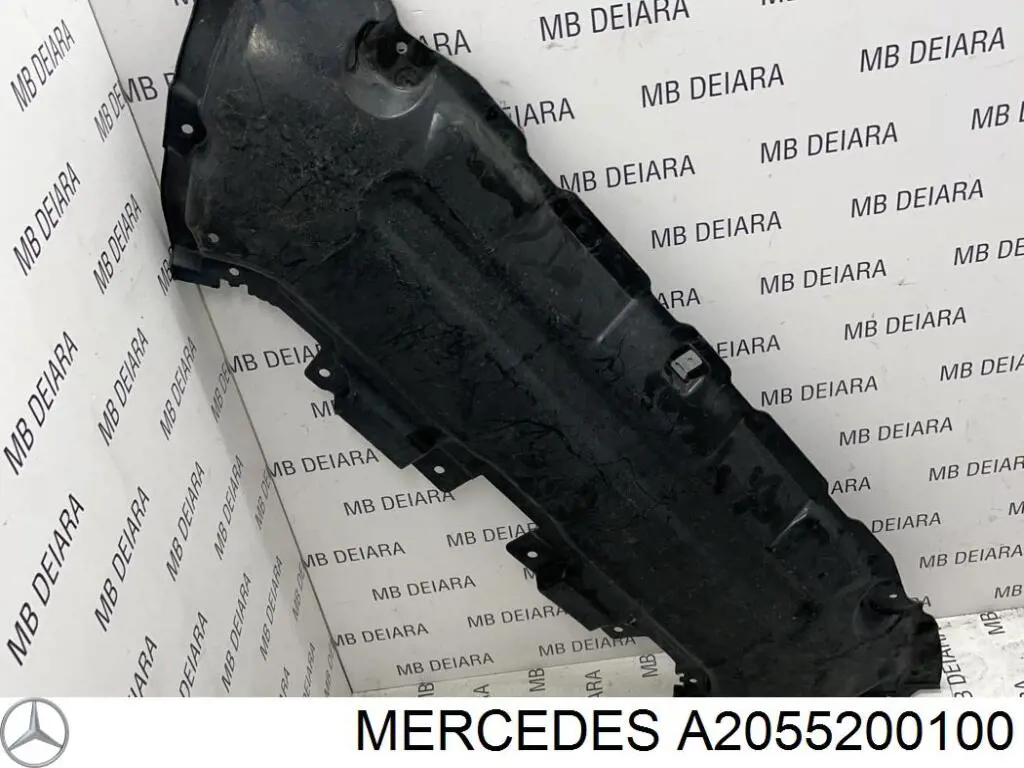 A2055200100 Mercedes Proteção de motor dianteira