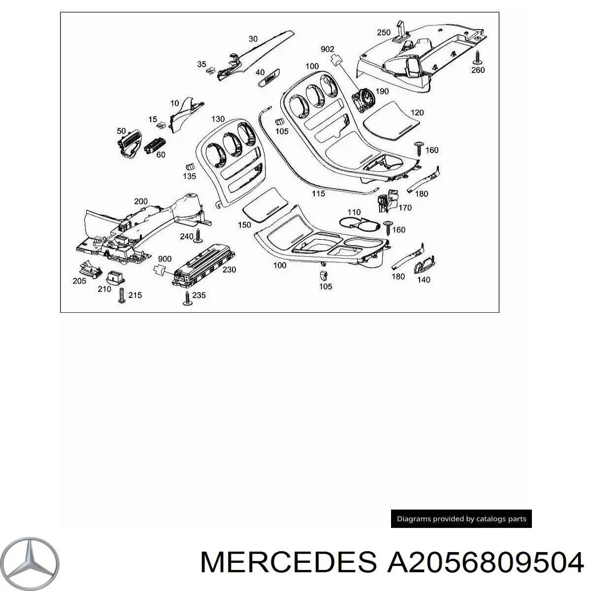 A2056809504 Mercedes 