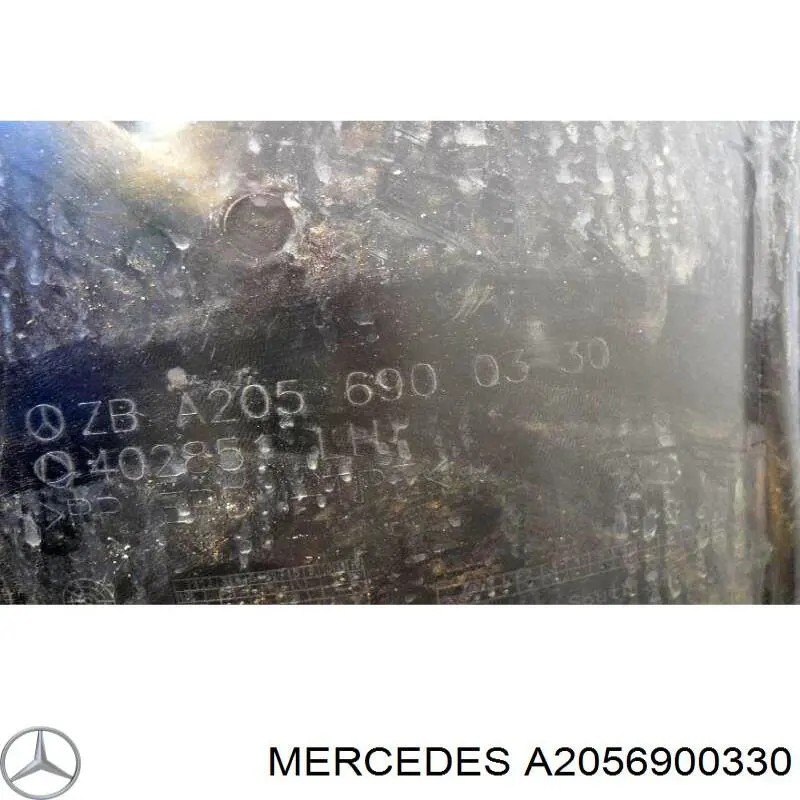 Compre A2056900330 Mercedes Guarda-barras esquerdo traseiro do pára-lama dianteiro