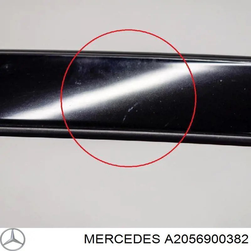A2056900382 Mercedes Moldura do teto esquerda