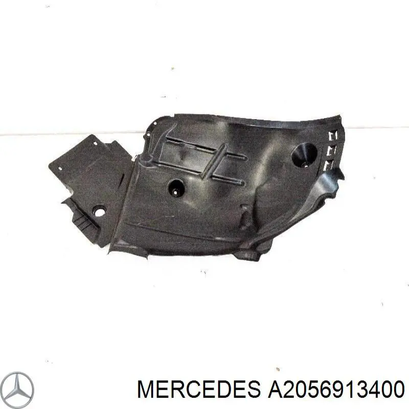 A2056913400 Mercedes Guarda-barras direito traseiro do pára-lama dianteiro