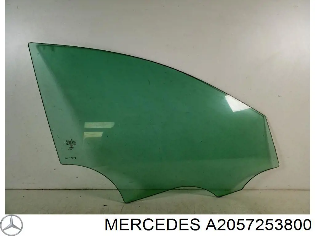 A2057253800 Mercedes Vidro da porta dianteira direita