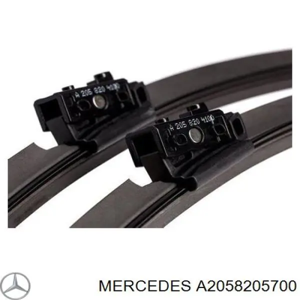 Limpa-pára-brisas do pára-brisas, kit de 2 un. Mercedes A2058205700 preço, a partir de 32,07 USD