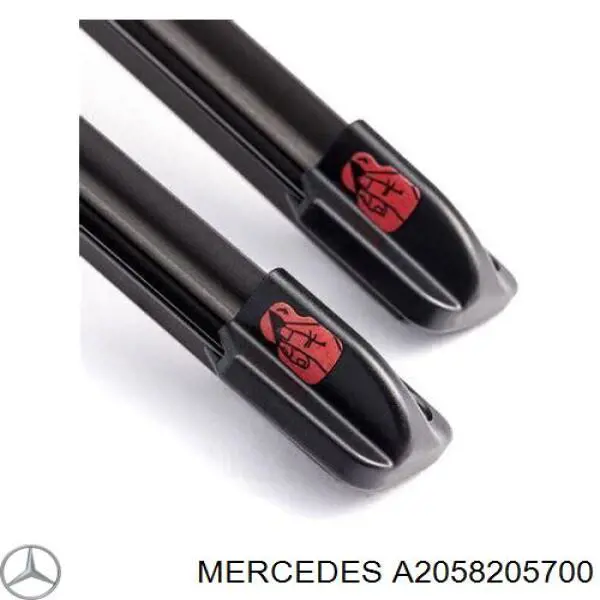 Compre A2058205700 Mercedes Limpa-pára-brisas do pára-brisas, kit de 2 un.