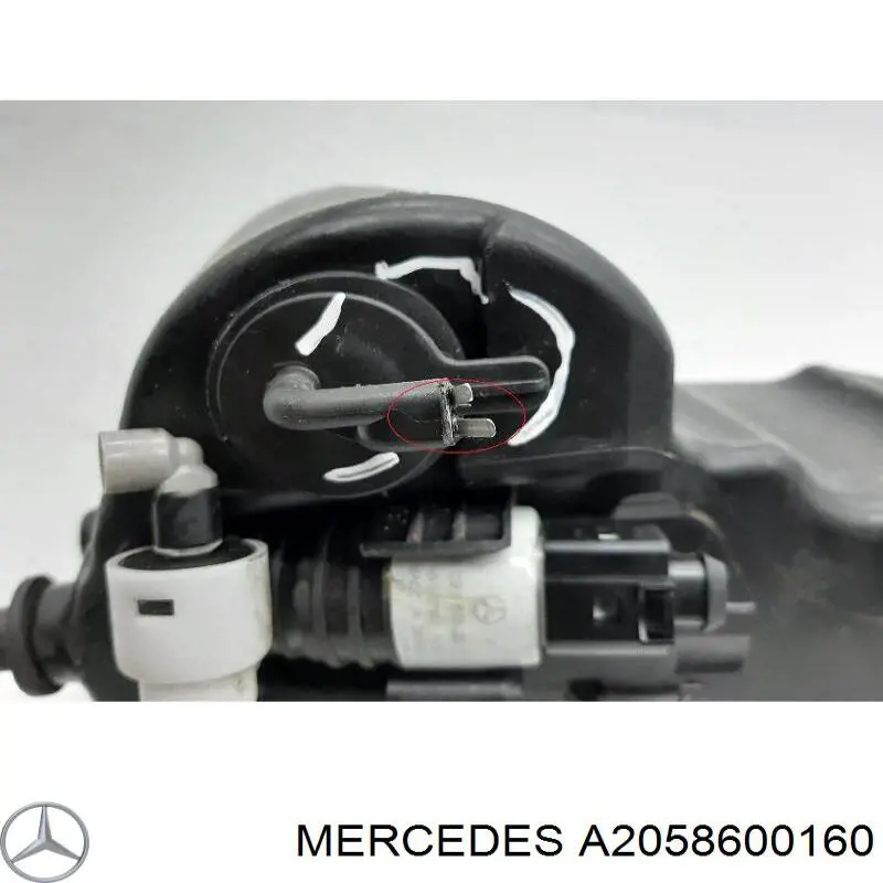 Gargalo do tanque de fluido para lavador Mercedes A2058600160 preço, a partir de 112,37 USD