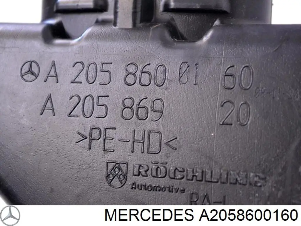 Compre A2058600160 Mercedes Gargalo do tanque de fluido para lavador