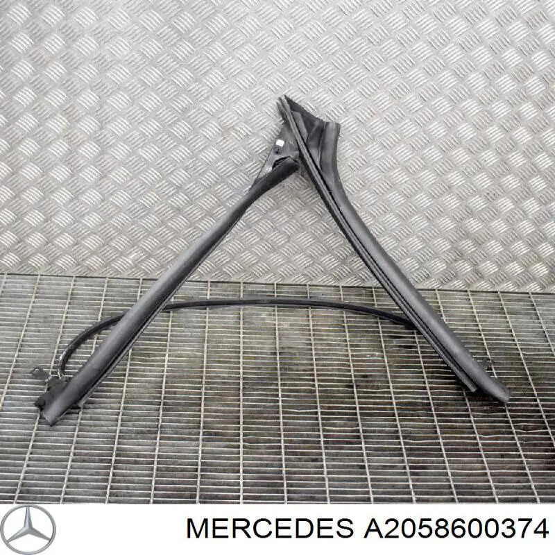 A2058600374 Mercedes Malha da seção de bagagem