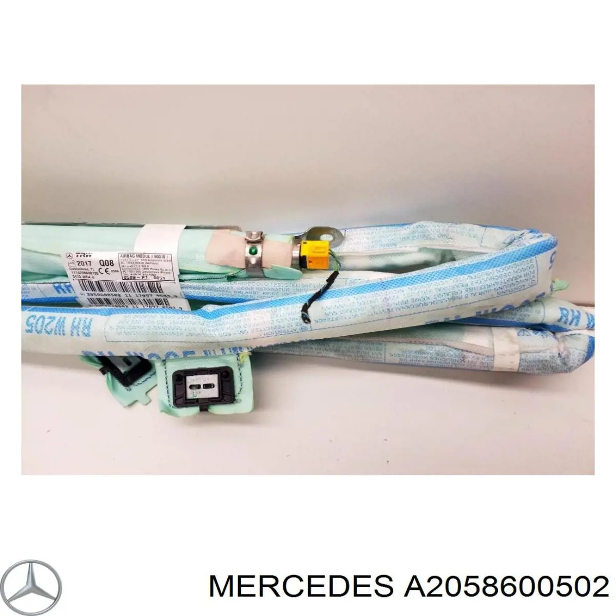Cinto de segurança (AIRBAG) de estore lateral direito Mercedes A2058600502 preço, a partir de 313,82 USD