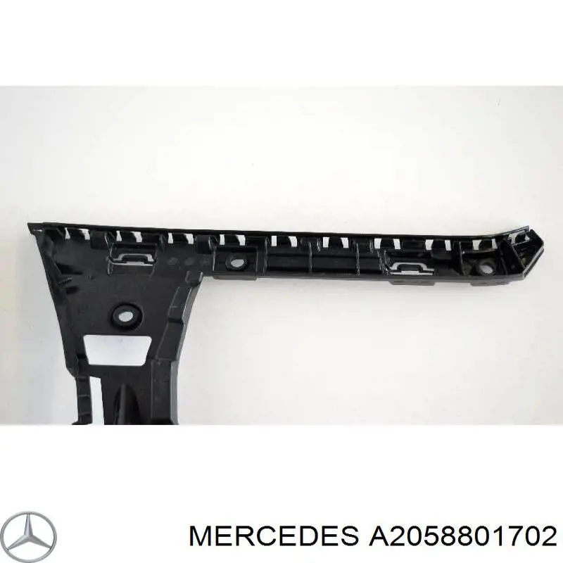 A2058801702 Mercedes Guia esquerda do pára-choque traseiro