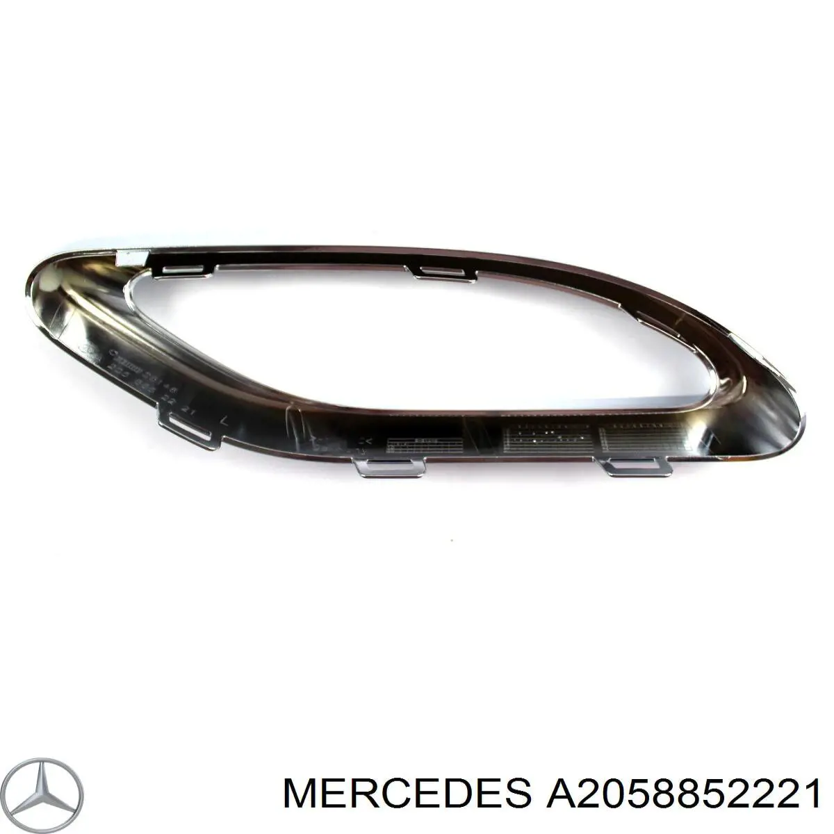 Compre A2058852221 Mercedes Placa sobreposta do pára-choque traseiro esquerdo