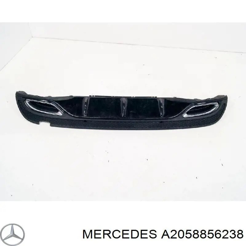 Placa sobreposta do pára-choque traseiro Mercedes A2058856238 preço, a partir de 120,39 USD